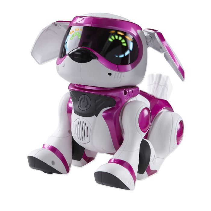 chien robot rose