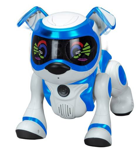 chien robot teksta bleu